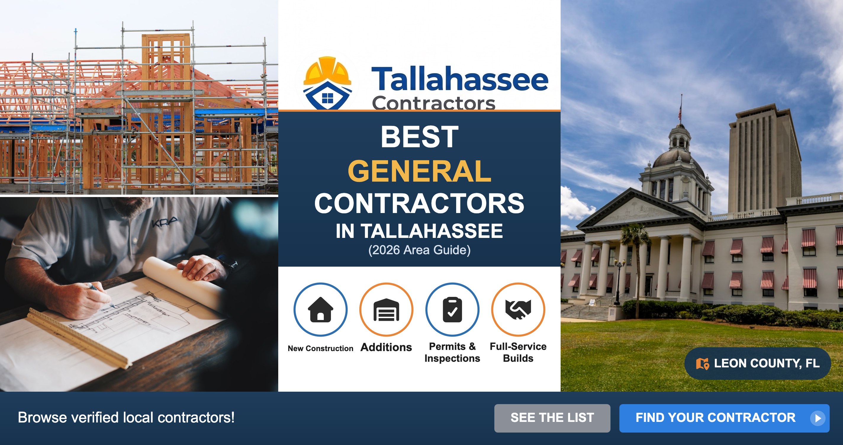 Best General Contractors in Tallahassee 2026 Area Guide