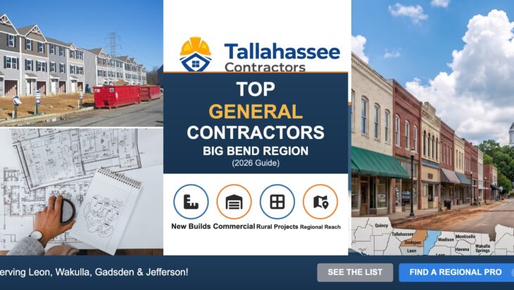 Top General Contractors Serving the Tallahassee and Big Bend Region