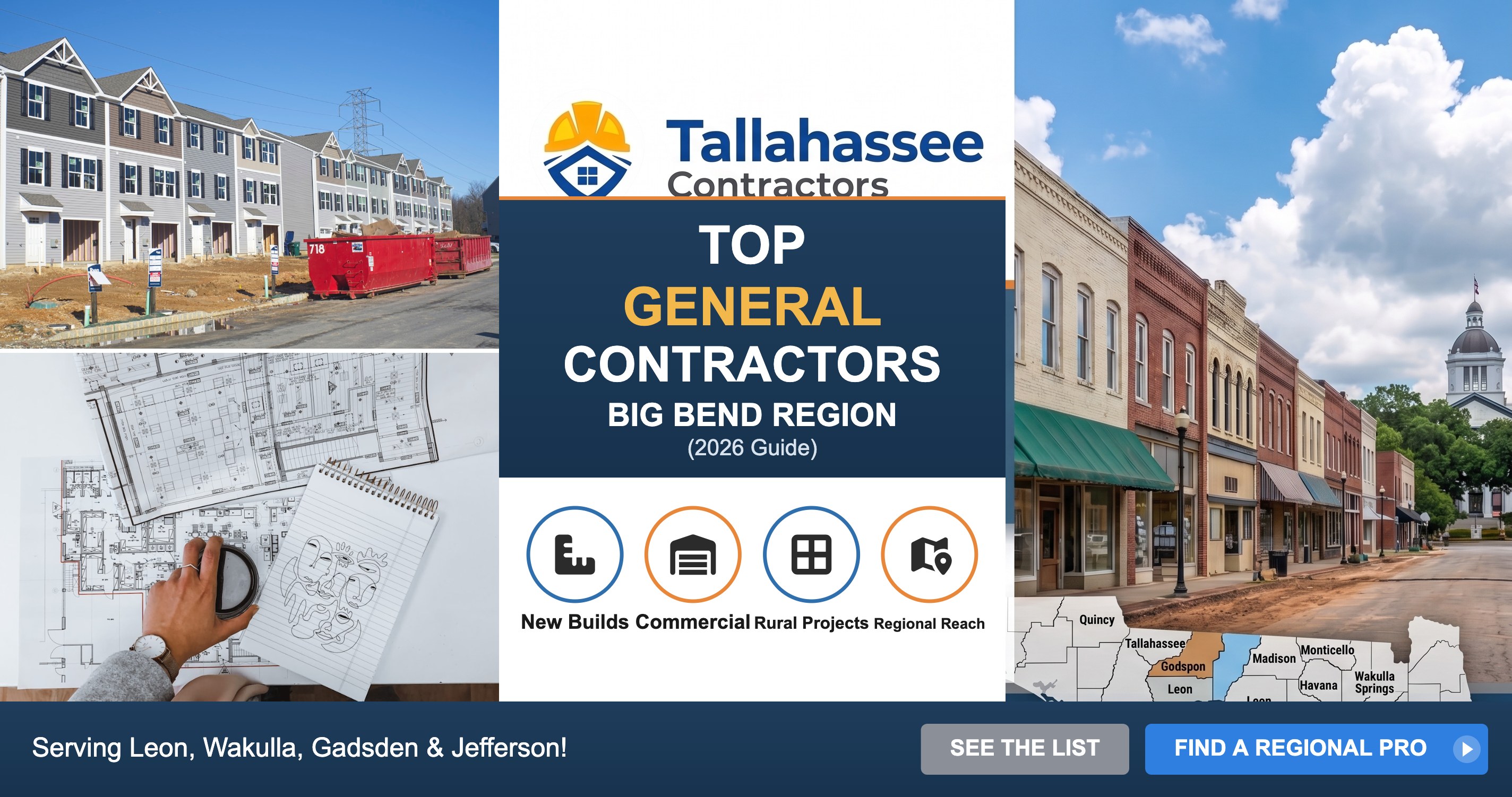 Top General Contractors Serving the Tallahassee and Big Bend Region