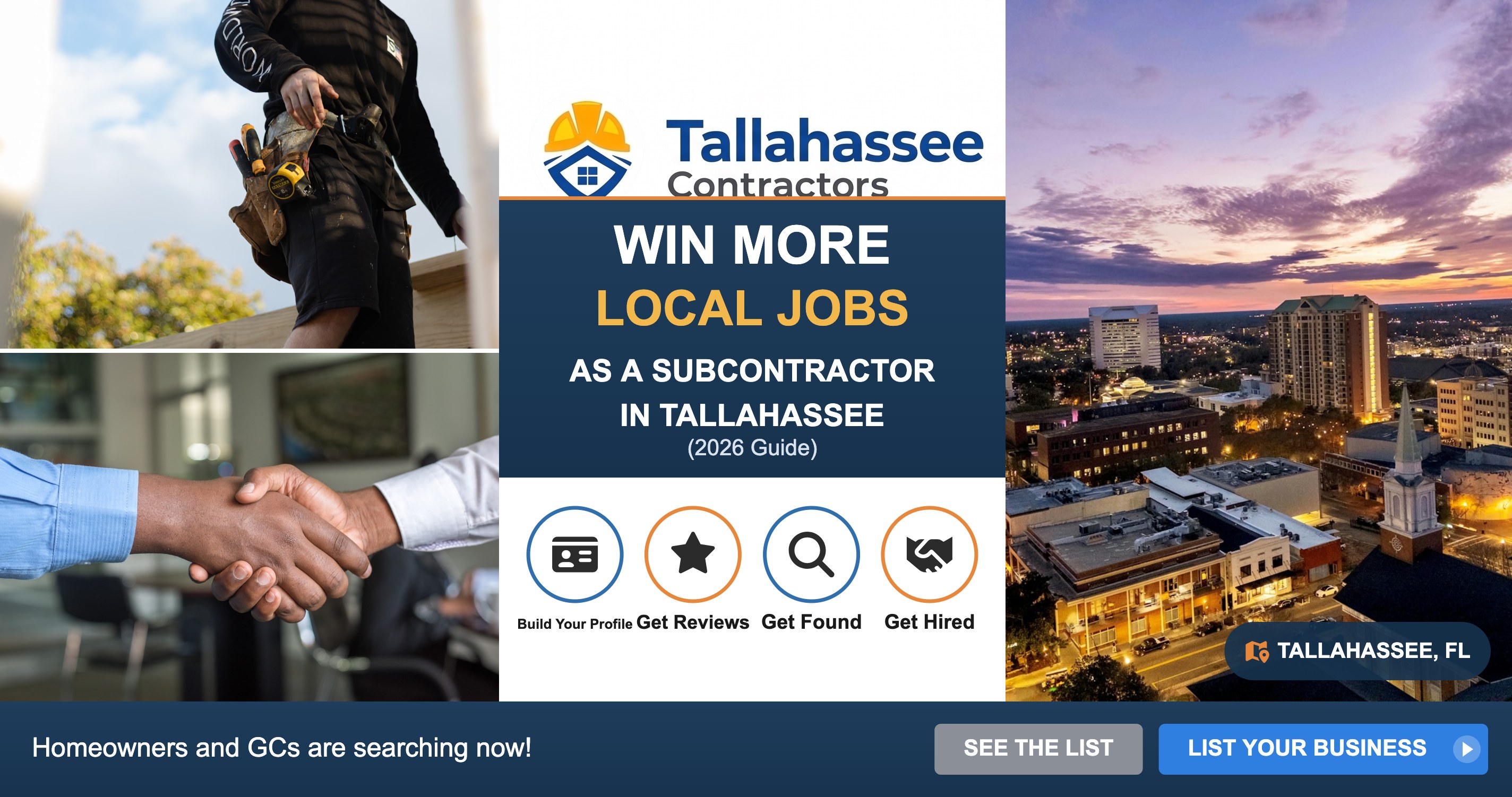 How Subcontractors Can Win More Local Jobs in Tallahassee